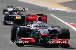 12.03.2010 Sakhir, Bahrain,  Jenson Button (GBR), McLaren Mercedes - Formula 1 World Championship, Rd 1, Bahrain Grand Prix, Friday Practice