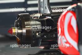 12.03.2010 Sakhir, Bahrain,  McLaren rear brakes - Formula 1 World Championship, Rd 1, Bahrain Grand Prix, Friday