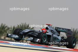 12.03.2010 Sakhir, Bahrain, Michael Schumacher (GER), Mercedes GP Petronas - Formula 1 World Championship, Rd 1, Bahrain Grand Prix, Friday Practice