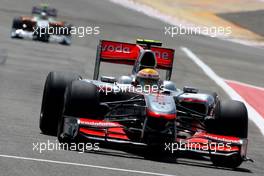 12.03.2010 Sakhir, Bahrain,  Lewis Hamilton (GBR), McLaren Mercedes, MP4-25  - Formula 1 World Championship, Rd 1, Bahrain Grand Prix, Friday Practice