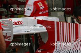12.03.2010 Sakhir, Bahrain,  Ferrari rear wing - Formula 1 World Championship, Rd 1, Bahrain Grand Prix, Friday