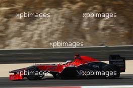 12.03.2010 Sakhir, Bahrain,  Timo Glock (GER), Virgin Racing - Formula 1 World Championship, Rd 1, Bahrain Grand Prix, Friday Practice