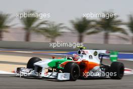 12.03.2010 Sakhir, Bahrain,  Vitantonio Liuzzi (ITA), Force India F1 Team, VJM-03 - Formula 1 World Championship, Rd 1, Bahrain Grand Prix, Friday Practice