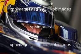 12.03.2010 Sakhir, Bahrain,  Sebastian Vettel (GER), Red Bull Racing - Formula 1 World Championship, Rd 1, Bahrain Grand Prix, Friday Practice