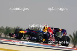 12.03.2010 Sakhir, Bahrain, Sebastian Vettel (GER), Red Bull Racing, RB6 - Formula 1 World Championship, Rd 1, Bahrain Grand Prix, Friday Practice