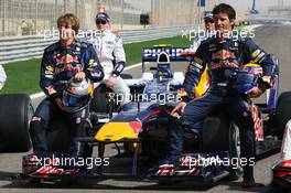 12.03.2010 Sakhir, Bahrain,  Sebastian Vettel (GER), Red Bull Racing and Mark Webber (AUS), Red Bull Racing - Formula 1 World Championship, Rd 1, Bahrain Grand Prix, Friday