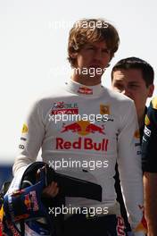 12.03.2010 Sakhir, Bahrain,  Sebastian Vettel (GER), Red Bull Racing - Formula 1 World Championship, Rd 1, Bahrain Grand Prix, Friday