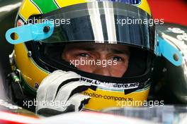 12.03.2010 Sakhir, Bahrain,  Bruno Senna (BRA), HRT F1 Team  - Formula 1 World Championship, Rd 1, Bahrain Grand Prix, Friday Practice