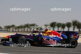 12.03.2010 Sakhir, Bahrain,  Sebastian Vettel (GER), Red Bull Racing - Formula 1 World Championship, Rd 1, Bahrain Grand Prix, Friday Practice