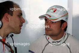 12.03.2010 Sakhir, Bahrain,  Vitantonio Liuzzi (ITA), Force India F1 Team - Formula 1 World Championship, Rd 1, Bahrain Grand Prix, Friday Practice