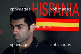 12.03.2010 Sakhir, Bahrain,  Karun Chandhok (IND), Hispania Racing F1 Team - Formula 1 World Championship, Rd 1, Bahrain Grand Prix, Friday Practice