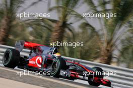 12.03.2010 Sakhir, Bahrain,  Lewis Hamilton (GBR), McLaren Mercedes  - Formula 1 World Championship, Rd 1, Bahrain Grand Prix, Friday Practice