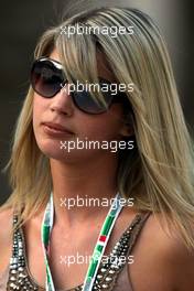 12.03.2010 Sakhir, Bahrain,  Isabell Reis (GER), girlfriend of Timo Glock (GER) - Formula 1 World Championship, Rd 1, Bahrain Grand Prix, Friday