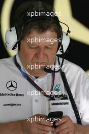 12.03.2010 Sakhir, Bahrain,  Norbert Haug (GER), Mercedes, Motorsport chief - Formula 1 World Championship, Rd 1, Bahrain Grand Prix, Friday Practice