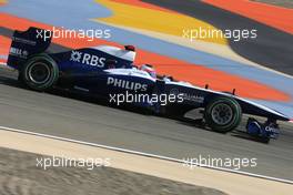 12.03.2010 Sakhir, Bahrain,  Rubens Barrichello (BRA), Williams F1 Team  - Formula 1 World Championship, Rd 1, Bahrain Grand Prix, Friday Practice