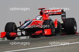 12.03.2010 Sakhir, Bahrain,  Timo Glock (GER), Virgin Racing VR-01 - Formula 1 World Championship, Rd 1, Bahrain Grand Prix, Friday Practice