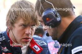 14.03.2010 Sakhir, Bahrain,  Sebastian Vettel (GER), Red Bull Racing  - Formula 1 World Championship, Rd 1, Bahrain Grand Prix, Sunday Pre-Race Grid