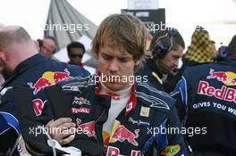 14.03.2010 Sakhir, Bahrain,  Sebastian Vettel (GER), Red Bull Racing - Formula 1 World Championship, Rd 1, Bahrain Grand Prix, Sunday Pre-Race Grid
