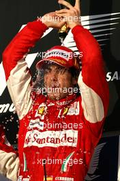 14.03.2010 Sakhir, Bahrain,  Fernando Alonso (ESP), Scuderia Ferrari  - Formula 1 World Championship, Rd 1, Bahrain Grand Prix, Sunday Podium