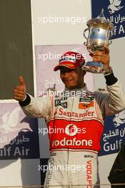 14.03.2010 Sakhir, Bahrain,  3rd place Lewis Hamilton (GBR), McLaren Mercedes - Formula 1 World Championship, Rd 1, Bahrain Grand Prix, Sunday Podium