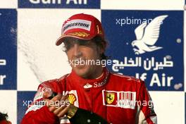 Fernando Alonso (ESP), Scuderia Ferrari  - Formula 1 World Championship, Rd 1, Bahrain Grand Prix, Sunday Podium