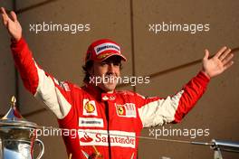 14.03.2010 Sakhir, Bahrain,  Fernando Alonso (ESP), Scuderia Ferrari - Formula 1 World Championship, Rd 1, Bahrain Grand Prix, Sunday Podium
