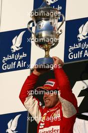14.03.2010 Sakhir, Bahrain,  Fernando Alonso (ESP), Scuderia Ferrari  - Formula 1 World Championship, Rd 1, Bahrain Grand Prix, Sunday Podium