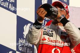 14.03.2010 Sakhir, Bahrain,  Lewis Hamilton (GBR), McLaren Mercedes - Formula 1 World Championship, Rd 1, Bahrain Grand Prix, Sunday Podium