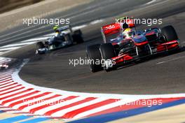 14.03.2010 Sakhir, Bahrain,  Lewis Hamilton (GBR), McLaren Mercedes, MP4-25 - Formula 1 World Championship, Rd 1, Bahrain Grand Prix, Sunday Race