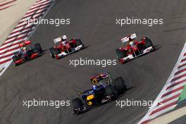 14.03.2010 Sakhir, Bahrain,  Sebastian Vettel (GER), Red Bull Racing, RB6 - Formula 1 World Championship, Rd 1, Bahrain Grand Prix, Sunday Race