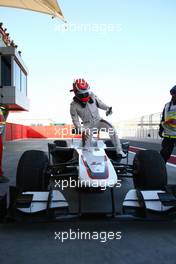 14.03.2010 Sakhir, Bahrain,  Kamui Kobayashi (JAP), BMW Sauber F1 Team retired from the race - Formula 1 World Championship, Rd 1, Bahrain Grand Prix, Sunday Race