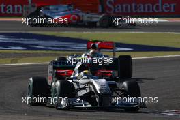 14.03.2010 Sakhir, Bahrain,  Nico Rosberg (GER), Mercedes GP Petronas, W01 - Formula 1 World Championship, Rd 1, Bahrain Grand Prix, Sunday Race