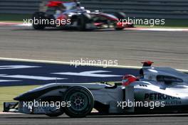 14.03.2010 Sakhir, Bahrain,  Michael Schumacher (GER), Mercedes GP  - Formula 1 World Championship, Rd 1, Bahrain Grand Prix, Sunday Race