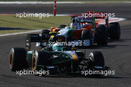 14.03.2010 Sakhir, Bahrain,  Heikki Kovalainen (FIN), Lotus F1 Team, T127 - Formula 1 World Championship, Rd 1, Bahrain Grand Prix, Sunday Race