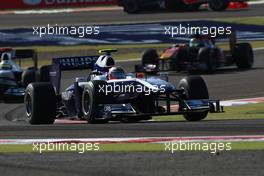 14.03.2010 Sakhir, Bahrain,  Nico Hulkenberg (GER), Williams F1 Team, FW32 - Formula 1 World Championship, Rd 1, Bahrain Grand Prix, Sunday Race