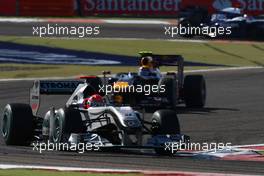 14.03.2010 Sakhir, Bahrain,  Michael Schumacher (GER), Mercedes GP Petronas, W01 - Formula 1 World Championship, Rd 1, Bahrain Grand Prix, Sunday Race