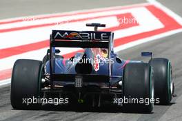 13.03.2010 Sakhir, Bahrain,  Sebastian Vettel (GER), Red Bull Racing, RB6  wing and diffuser  - Formula 1 World Championship, Rd 1, Bahrain Grand Prix, Saturday Practice