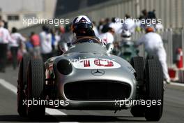 13.03.2010 Sakhir, Bahrain,  60th Anniversary of F1 World Championship, David Coulthard (GBR), Red Bull Racing, Consultant drives the 1954 Mercedes-Benz W196  - Formula 1 World Championship, Rd 1, Bahrain Grand Prix, Saturday