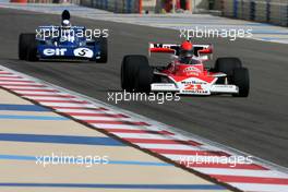 13.03.2010 Sakhir, Bahrain,  60th Anniversary of F1 World Championship, 1976 McLaren M23 and 1973 Tyrrell-Ford 006  - Formula 1 World Championship, Rd 1, Bahrain Grand Prix, Saturday