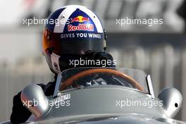13.03.2010 Sakhir, Bahrain,  60th Anniversary of F1 World Championship, David Coulthard (GBR), Red Bull Racing, Consultant drives the 1954 Mercedes-Benz W196  - Formula 1 World Championship, Rd 1, Bahrain Grand Prix, Saturday