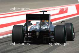 13.03.2010 Sakhir, Bahrain,  Bruno Senna (BRA), Hispania Racing F1 Team  wing and diffuser  - Formula 1 World Championship, Rd 1, Bahrain Grand Prix, Saturday Practice