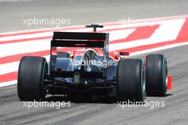 13.03.2010 Sakhir, Bahrain,  Lucas di Grassi (BRA), Virgin Racing VR-01  wing and diffuser  - Formula 1 World Championship, Rd 1, Bahrain Grand Prix, Saturday Practice