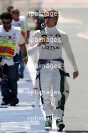 13.03.2010 Sakhir, Bahrain,  Heikki Kovalainen (FIN), Lotus F1 Team - Formula 1 World Championship, Rd 1, Bahrain Grand Prix, Saturday