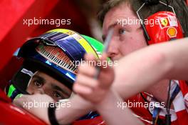 13.03.2010 Sakhir, Bahrain,  Felipe Massa (BRA), Scuderia Ferrari and Rob Smedley (GBR) Track engineer- Formula 1 World Championship, Rd 1, Bahrain Grand Prix, Saturday Practice