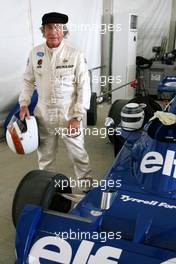 13.03.2010 Sakhir, Bahrain,  60th Anniversary of F1 World Championship, Sir Jackie Stewart (GBR), 1969, 1971, 1973 F1 World Champion drives the 1973 Tyrrell-Ford 006  - Formula 1 World Championship, Rd 1, Bahrain Grand Prix, Saturday