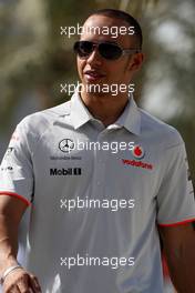 13.03.2010 Sakhir, Bahrain,  Lewis Hamilton (GBR), McLaren Mercedes - Formula 1 World Championship, Rd 1, Bahrain Grand Prix, Saturday