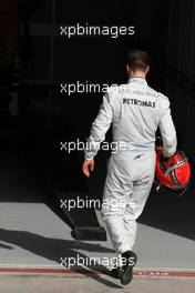 13.03.2010 Sakhir, Bahrain,  Michael Schumacher (GER), Mercedes GP  - Formula 1 World Championship, Rd 1, Bahrain Grand Prix, Saturday Qualifying