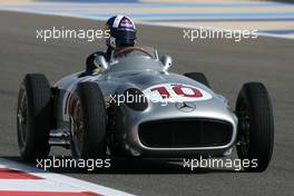 13.03.2010 Sakhir, Bahrain,  60th Anniversary of F1 World Championship, David Coulthard (GBR), Red Bull Racing, Consultant drives the 1954 Mercedes-Benz W196 - Formula 1 World Championship, Rd 1, Bahrain Grand Prix, Saturday