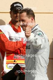 13.03.2010 Sakhir, Bahrain,  Michael Schumacher (GER), Mercedes GP Petronas - Formula 1 World Championship, Rd 1, Bahrain Grand Prix, Saturday Qualifying