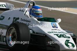 13.03.2010 Sakhir, Bahrain,  60th Anniversary of F1 World Championship, Keke Rosberg (FIN), 1982 F1 World Champion drives the 1982 Williams FW08   - Formula 1 World Championship, Rd 1, Bahrain Grand Prix, Saturday